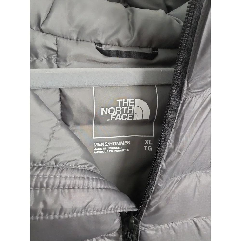 The North Face Mens 2025 - Classic Down Hooded Jacket - Smoked Pearl XL